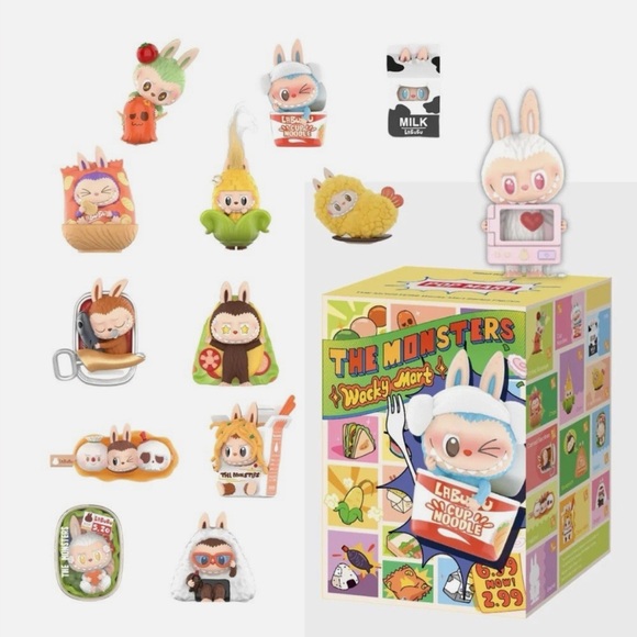 POP MART LABUBU THE MONSTERS Wacky Mart Series Figure Toy- Labubu sandwich - Picture 2 of 10
